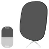 Fashion 60" x 72" Collapsible Illuminator Background - Dark/Light Gray Collapsible Backgrounds