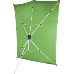 Sale 5 x 7 ft. Backdrop Extended Travel Kit (Chroma Green) Background Stands