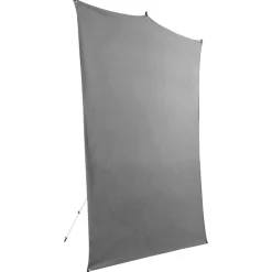 Outlet 5 x 7 ft. Backdrop Travel Kit (Gray) Background Stands