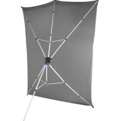 Outlet 5 x 7 ft. Backdrop Travel Kit (Gray) Background Stands