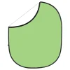 Outlet 5 x 6 ft. Collapsible Reversible Background (Light Green/White) Collapsible Backgrounds