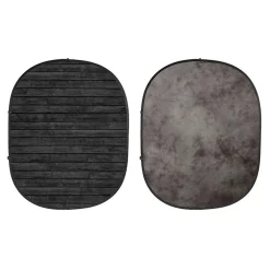 Discount Collapsible Backdrop (Dark Planks/Light Gray) Kit Collapsible Backgrounds