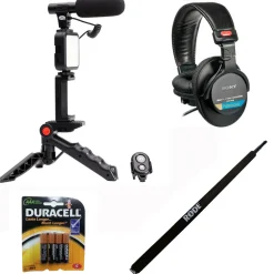 Outlet Mobile Vlogging Bundle Kit Microphones