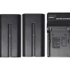 Best 2-Pack of NP-F750 Lithium-Ion Batteries with Charger for LED Lights Portable Strobe Lighting