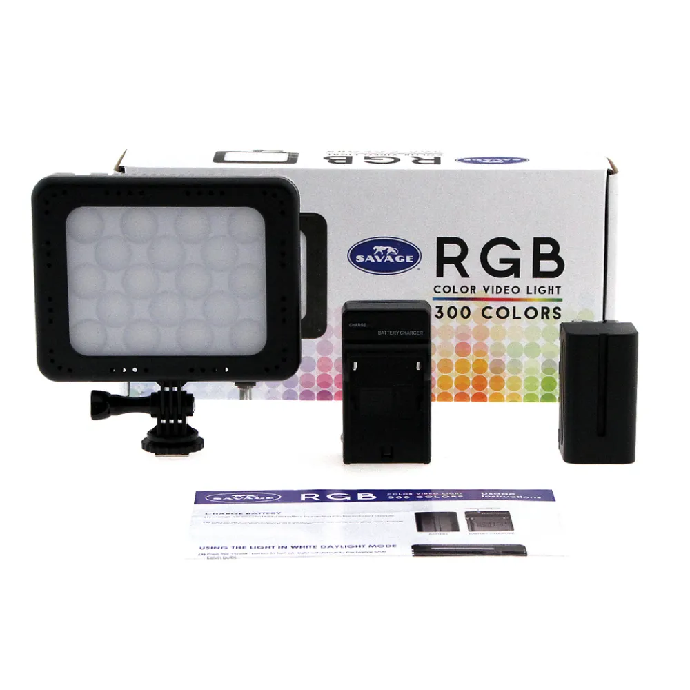 Sale RGB300 Color Video Light (Open Box) Led Shoe Mount Lighting