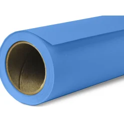 Outlet Widetone Seamless Background Paper (#58 Studio Blue, 86 in. x 36 ft.) Paper Backgrounds