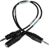 Discount Disable Y-Splitter Cable for Canon 7D and Canon T2i Audio Cables