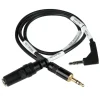 Hot 3.5mm Mic to Mic with Audio Monitor Tap Audio Cables