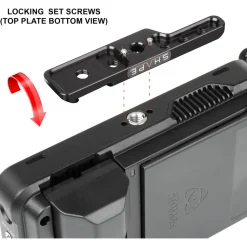 Clearance Top Plate for Atomos 5 in. Ninja V Recording Monitor Camera Support Accessories