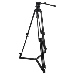 Hot BCT-2003 Professional 3-Section Aluminum Video Tripod with 75mm Bowl Video Tripods & Supports