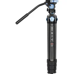 Sale ST124 4-Section Carbon Fiber Tripod & VA-5 X Fluid Head Kit Video Tripods & Supports