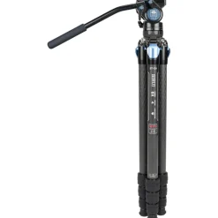 Best Standard Series 4-Section Carbon Fiber Tripod Kit with Ultracompact Video Head Tripod Kits