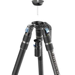 Fashion SVS75 + SVH15 Pro Rapid Professional Video Carbon Fiber Tripod Kit Video Tripods & Supports