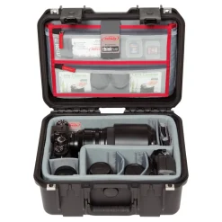 Sale iSeries 1309-6 Case with Photo Dividers and Lid Organizer (Black) Hard Cases & Large Bags