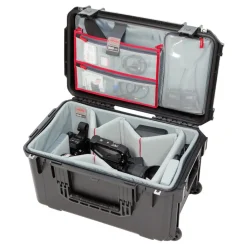 Outlet iSeries 2213-12 Case with Think Tank Designed Video Dividers and Lid Organizer (Black) Hard Cases & Large Bags