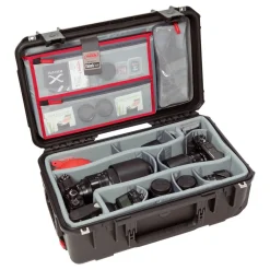 Sale iSeries 2011-7 Case with Photo Dividers and Lid Organizer (Black) Hard Cases & Large Bags