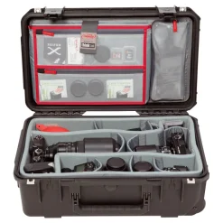 Sale iSeries 2011-7 Case with Photo Dividers and Lid Organizer (Black) Hard Cases & Large Bags