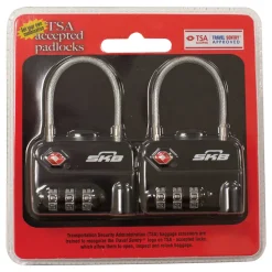 Sale TSA Combination Cable Padlocks (2-Pack) Accessories For Camera Bags