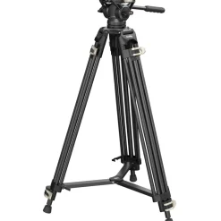 Clearance AD-01 Heavy-Duty Tripod with Fluid Head Video Tripods & Supports