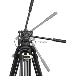 Clearance AD-01 Heavy-Duty Tripod with Fluid Head Video Tripods & Supports