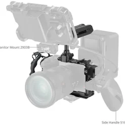 Clearance Basic Cage Kit with Rotating Top Handle for Sony FX2 Camera Support Systems