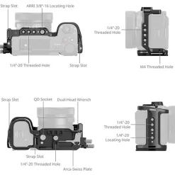 Fashion Cage Kit for Sony ZV-E10 II Camera Support Systems