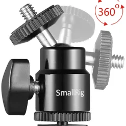 Clearance Camera Hot Shoe Mount with 1/4 in.-20 Screw Ball Head (2-Pack) Tripod Heads