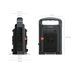 New Dual Channel V-Mount Battery Charger Batteries & Power