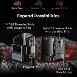 Best Extended Cage Kit for DJI Osmo Pocket 3 Camera Support Systems