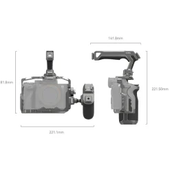 Discount HawkLock Quick Release Advanced Cage Kit for Sony a7R V, a7 IV & a7S III Camera Support Systems