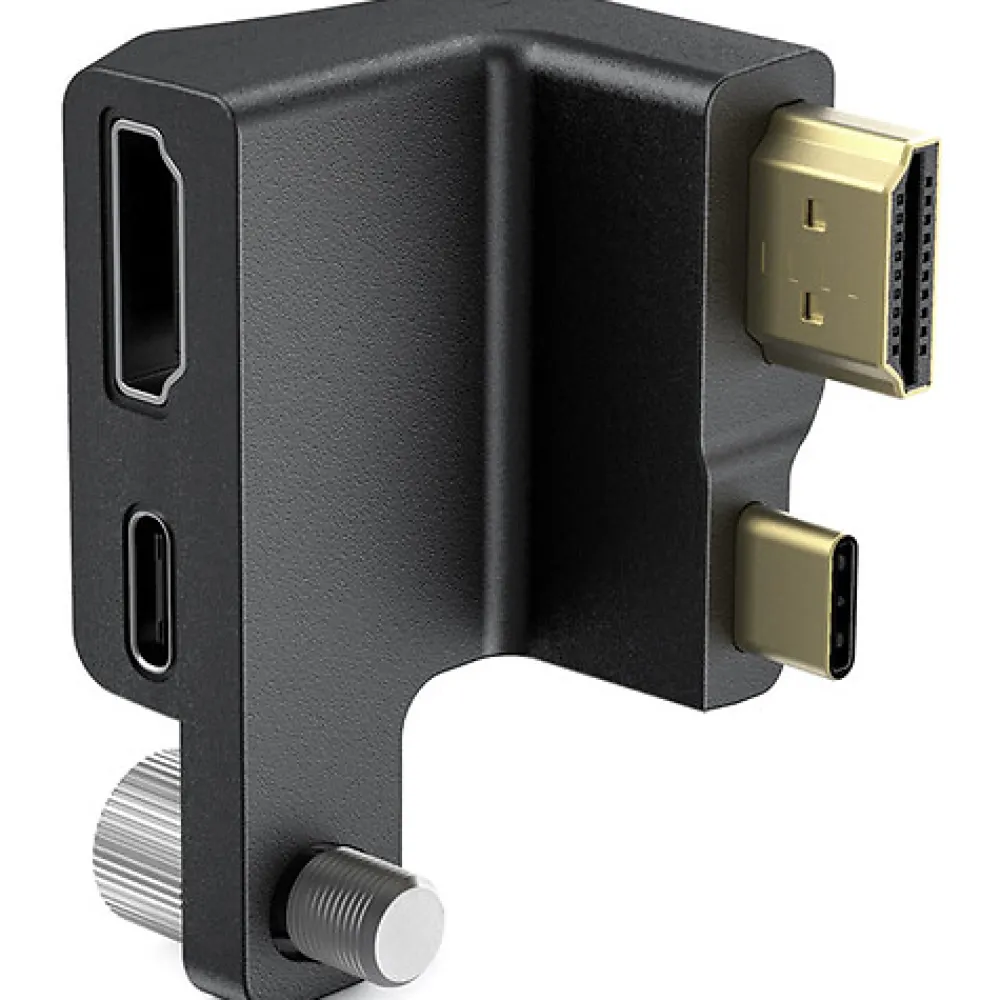 Fashion HDMI/USB Type-C Right-Angle Adapter for BMPCC 4K Camera Cage Camera Support Accessories