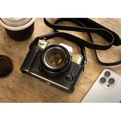 Best Leather Half Case Kit for Fujifilm X-T50 (Black) Camera Bags