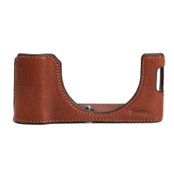 Best Leather Half Case Kit for Fujifilm X100VI (Brown) Camera Bags