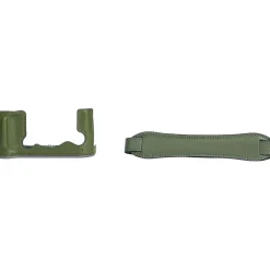 Best Leather Half Case Kit for Fujifilm X-T50 (Green) Camera Bags