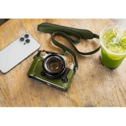 Best Leather Half Case Kit for Fujifilm X-T50 (Green) Camera Bags