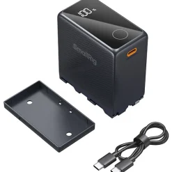 Fashion L-Series/NP-F970 USB-C Rechargeable Camera Battery (Black) Batteries & Power