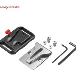 Fashion Mini V-Lock Battery Plate with Belt Clip Camera Support Accessories
