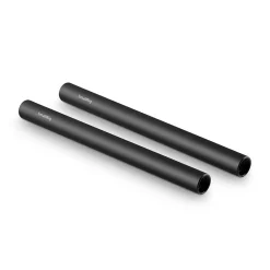 Outlet 15mm Aluminum Rod (Pair, Black, 8 in.) Camera Support Accessories