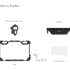 Hot Monitor Cage Kit for Atomos Shinobi II Camera Support Systems