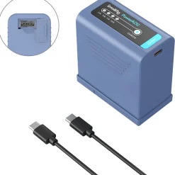 Sale NP-F970 USB-C Rechargeable Camera Battery Batteries & Adapters