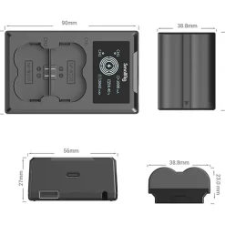 Hot NP-W235 2-Battery Kit with Dual Charger Batteries & Adapters