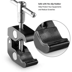 Discount Super Clamp with 1/4 in.-20 and 3/8 in.-16 Threads (Pair) Camera Support Accessories