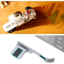 Discount Thumb Grip for Fujifilm X100VI/X100V (Silver) Camera Support Accessories