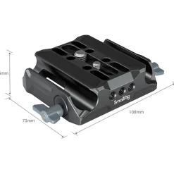 Outlet Universal Camera Baseplate with 15mm LWS Rod Clamp Video Tripods & Supports