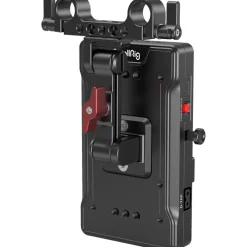 Hot V-Mount Battery Adapter Plate with 15mm LWS Rod Clamp & Adjustable Arm Camera Support Accessories