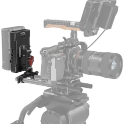 Hot V-Mount Battery Adapter Plate with 15mm LWS Rod Clamp & Adjustable Arm Camera Support Accessories