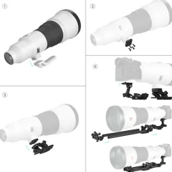 Best Wildlife Photography Lens Support Kit (Touch & Go Plate S) Camera Support Systems