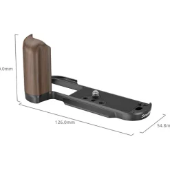 Online Wooden L-Shape Grip for Fujifilm X-T50 (Black) Batteries & Adapters
