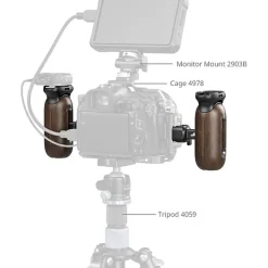 New Wooden Side Handle with NATO Clamp Camera Support Accessories