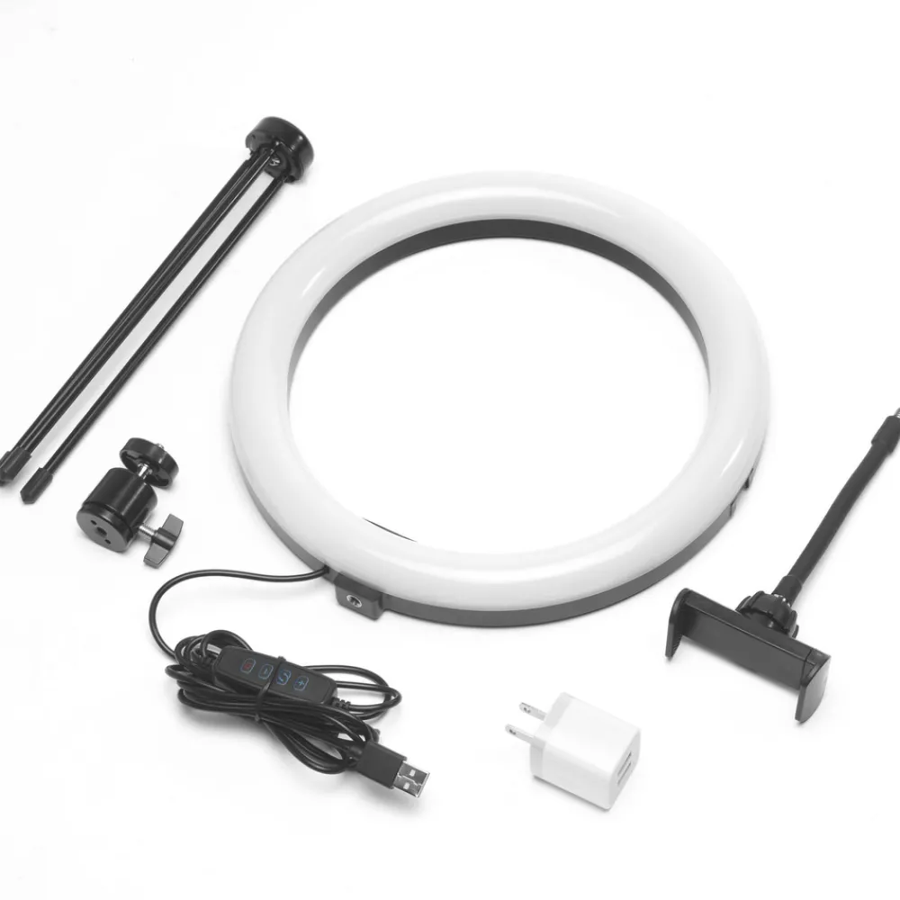 Best 10 in. Tri-Color LED Ring Light Kit Led Ring Lights